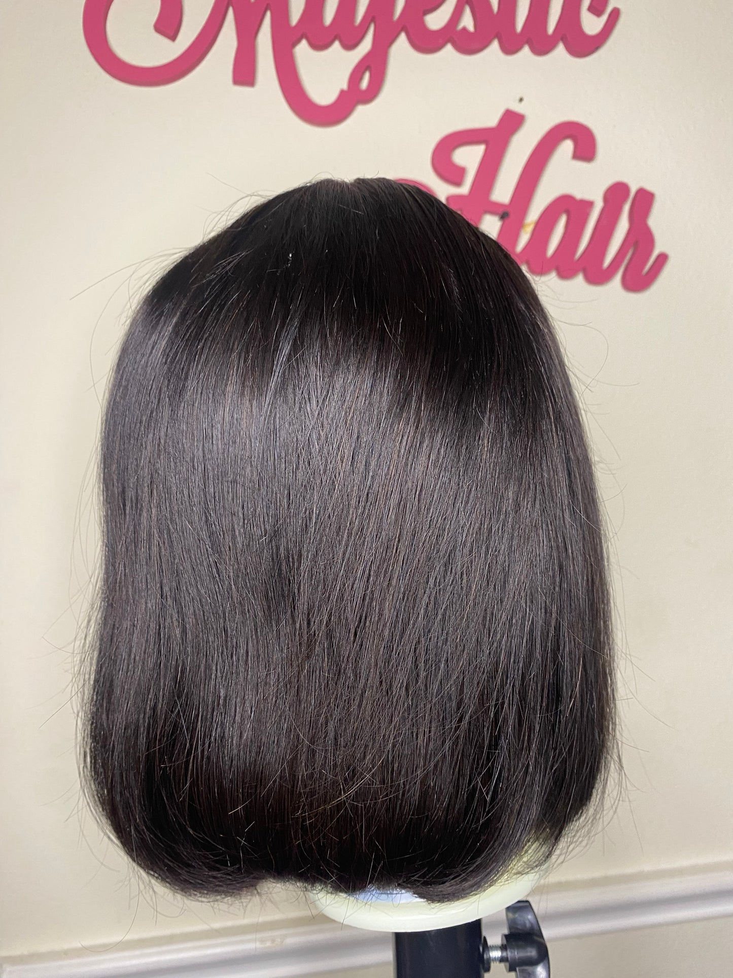 12’ straight closure lace wig